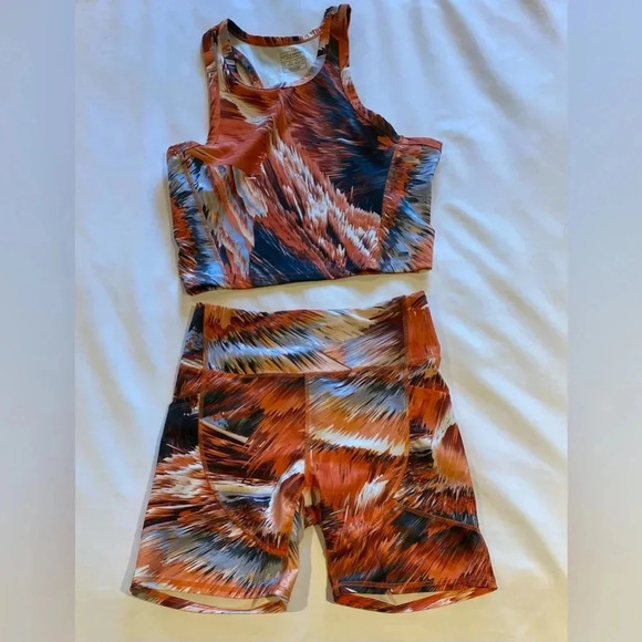Marika Cycle House tank and short set, size L - Picture 1 of 8